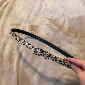 Express Cheetah Print Belt